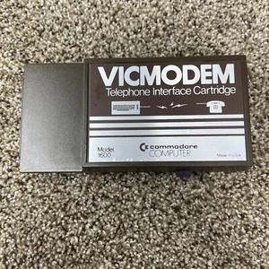Vicmodem telephone interface cartridge Commodore 64 Model 1600, Not Tested - Picture 1 of 2