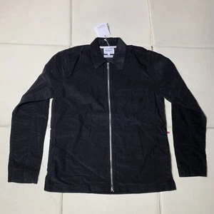 NORSE PROJECTS JENS CORDUROY OVERSHIRT - BLACK Size Small - Picture 1 of 12