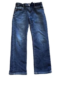 Gap Boys Adjustable Jeans 7 Regular Slim Dark Wash Gap For Good - Picture 1 of 6