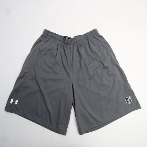 Los Angeles Kings Under Armour HeatGear Athletic Shorts Men's Gray New Cover