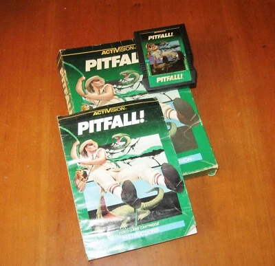 Pitfall Harry Jungle Adventure Intellivision 1982 Activision Vintage Video Games - Image 1 of 4
