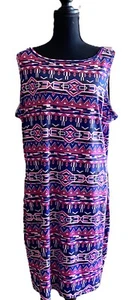 Columbia Chill River Aztec Print Dress - Beach-Golf-Athleisure - Size XXL - Picture 1 of 11