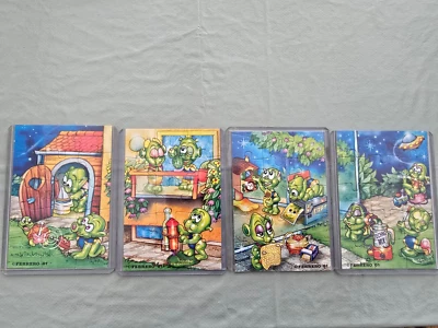 Ü ei Puzzle  SUPER SPACYS  2001  2 te von links fehlt der BPZ - Bild 1 von 2