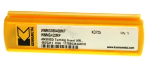 5 pezzi WNMG080408MP KCP25 WNMG432 USA inserti in carburo lama CNC originale Kennametal - Foto 1 di 2