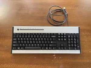 ACER SK-9610 Corded Keyboard Black / Silver *TESTED & WORKS* - Picture 1 of 5
