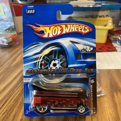 223 5/5 Hot Wheels 2006 coche misterioso personalizado VW autobús de arrastre correo en promoción Foto 1 de 4