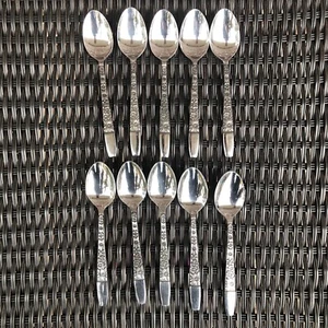 Hanford Forge Spring Lake acero inoxidable Japón cucharadita cucharas 6 1/4" lote de 10 - Imagen 1 de 4