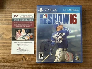 Josh Donaldson Signed 2016 MLB THE SHOW Cover JSA COA -Full Video Game Included - Picture 1 of 4
