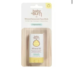 Baby Bum Mineral Sonnencreme Gesicht Stick ohne Duft LSF 50 Neu in Verpackung - Bild 1 von 6