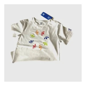 Adidas Logo Graphic Tee T Shirt  Kids S - Picture 1 of 5