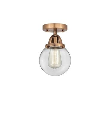 Innovations Lighting 288-1C-9-6 Beacon Semi-Flush Beacon 6"W - Copper - Image 1 of 4