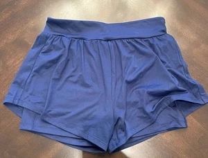 Girls J Crew Crewcuts Soft Flowing Athletic Blue Shorts With Inner Short Size 14 - Picture 1 of 9