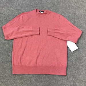 Suéter Brooks Brothers Para Hombre Mediano Rojo Brezo Algodón Supima Cuello Redondo Pullover - Imagen 1 de 11