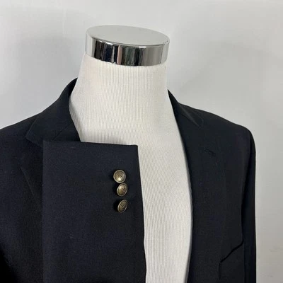 Dockers 50R Blazer Wool Blend Black Gold Two Button Lined Vented - Image 1 of 4