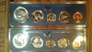 Lot of 4 1966 Special Mint Set SMS 5 Coins 40% Silver Kennedy Half Dollar (001) - Picture 1 of 4