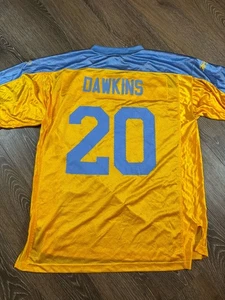Philadelphia Eagles Yellow Jersey #20 Brian Dawkins 75 Anniversary 2007 Reebok - Picture 1 of 7