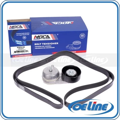 Serpentine Belt w/ Idler Pulley for 2001-2005 Ford Taurus Mercury Sable 3.0L - Image 1 of 4