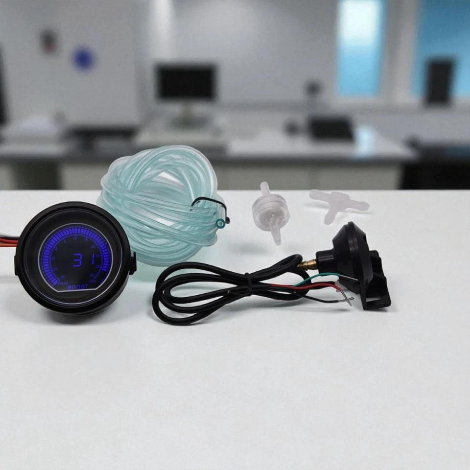 Ladedruckmesser (PSI) mit Vakuumdruckanzeige für Autos 52-mm (0–35 PSI), 2-Zoll- - Bild 1 von 1