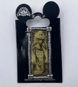 Disney Nightmare Before Christmas Haunted Mansion Jack And Zero Portriat Pin - Picture 1 of 5