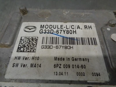 G33D67Y90J CENTRALINA LUCE / 6PZ00901470 / 5081987 PER MAZDA CX-7 ER 2.2 TURBO - Immagine 1 di 4