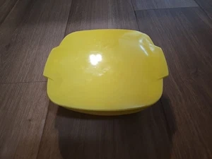 Pyrex Hostess Auflaufform mit Deckel quadratisch 515B-015 1,5 Quart GELB Vintage - Bild 1 von 4