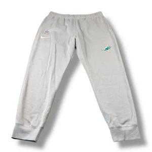 Nike NFL Miami Dolphins Team-Issued grau Seitenlinie Fleece Jogginghose Herren 2XL EUC - Bild 1 von 8