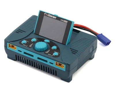 Junsi iCharger 458DUO Lilo/LiPo/Life/NiMH/NiCD DC Battery Charger (8S/70A/2200W) - Image 1 of 4