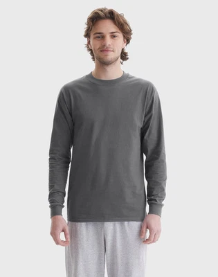 Hanes Beefy Men's Long Sleeve T-Shirt, Cotton - Image 1 of 4