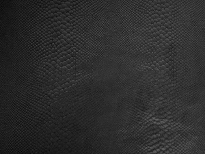 Stretchy Vegan Soft Leather Fabric by the Yard Print #1 Black Crocodile Skin - Picture 1 of 5