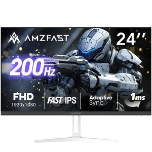 Amzfast 24" 200Hz 1ms FHD 1080p Fast IPS Monitor da Gioco, 110% sRGB HDR - Foto 1 di 12