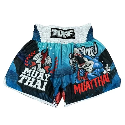 Pantalones Cortos de Boxeo TUFF Muay Thai The Carcharodon Para Hombre Talla XL Foto 1 de 4