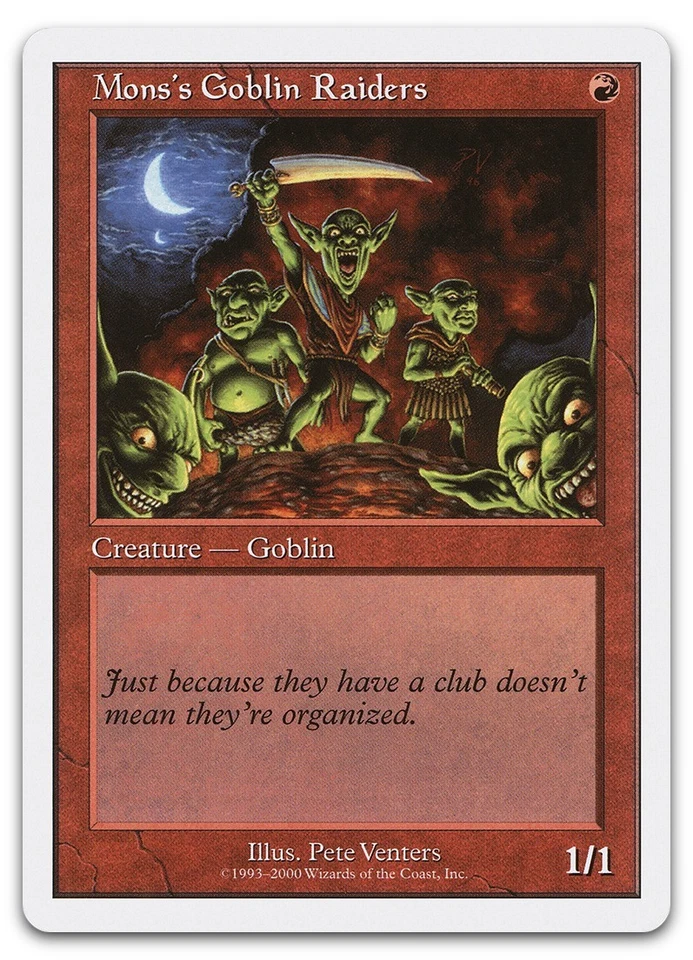 Mons's Goblin Raiders (NM) Starter 2000 S00 Magic MTG - Image 1 of 1