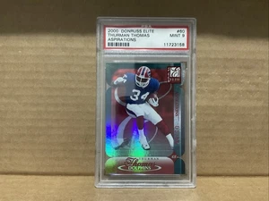 Donruss Elite Aspirations #60 Thurman Thomas 2000/66 PSA 9 - Imagen 1 de 5