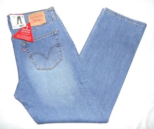 LEVI'S - Men's NEW Vintage 751 Standard Fit Jeans 36"W X 32"L Straight Leg Blue - Picture 1 of 7