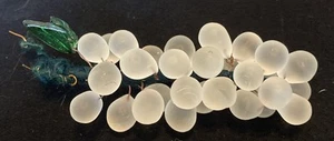 Vintage 4" Milchglas Weißglas Traube Cluster Kunstglas MCM - Bild 1 von 6