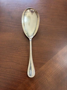 Christofle France Albi Silverplate Solid Rice Potato Spoon 9 3/4” - Picture 1 of 1