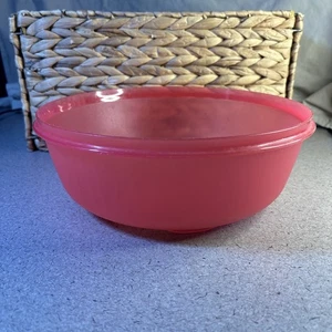 Tupperware Colador Colador Lavabo Cuenco 1835-3 Color Rojo Baya - Imagen 1 de 7