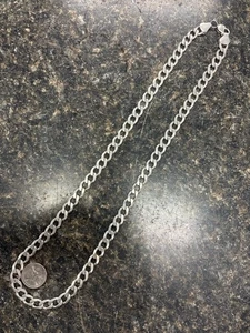 26" Silver Chain 925 Silver 96.2g (QUC025424) - Picture 1 of 4