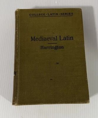 Mediaeval Latin Edit Karl Pomeroy Harrington College Latin Series 1925 Hardcover - Image 1 of 4