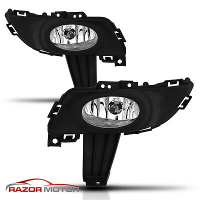 2004 2005 2006 For Mazda 3 Sedan 4Dr Driving Fog Lights+Bulbs&Wiring&Switch Kit - Image 1 of 4