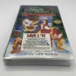 Beauty and The Beast Enchanted Christmas (Disney VHS Tape, 2006) New & Sealed - Picture 1 of 5