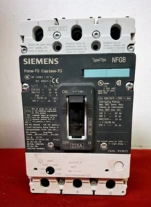 SIEMENS NFK3B225, 225 Amp, 3 Pole 600V NFGB. Circuit Breaker SHIPS SAME DAY - Picture 1 of 2