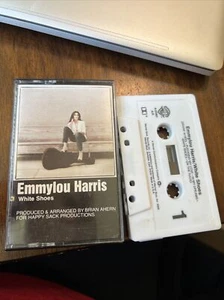 EMMYLOU HARRIS WHITE SHOES Cassette Tape OG 1983 Folk Rock Country Rare - Picture 1 of 2