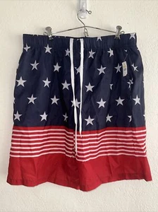 Bañador Bandera Americana Estrellas y Rayas Traje de Baño Board Shorts Para Hombre XL NUEVO - Imagen 1 de 13