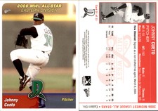 Johnny Cueto 2006 MultiAd Midwest League All-Stars Eastern Division #31 RC