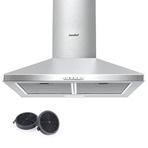COMFEE' Cappa Aspirante 60 cm PYRA17SS-60 Acciaio Inossidabile Cappa Cucina con - Foto 1 di 1