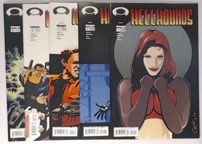 Lot of 5 Hellhounds (Image, 2003) Includes Multiple #1 Issue Variants - Image 1 of 3