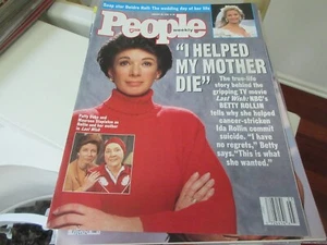 "I Helped My Mother Die" , Betty Rollin , People Magazine Jan 20 , 1992 - Picture 1 of 1