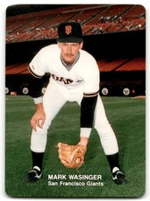 1988 MOTHER'S COOKIES SAN FRANCISCO GIANTS MARK WASINGER SAN FRANCISCO GIANTS