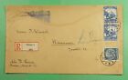 DR WHO 1936 GERMANY PASSAU REGISTERED TO HANNOVER j21654